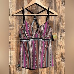 NEW Title Nine Tankini Swimsuit SZ 32D NWT